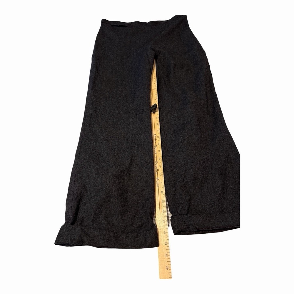 J.Crew Black Wool Blend Wide Leg Culotte Pants Womens Approx Size 12 - Picture 6 of 6